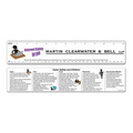 12" Plastic Cyber Safety Awareness Ruler